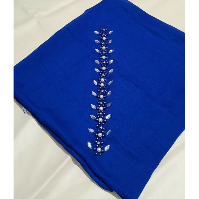 segiempat bella square payet mutiara permata/jilbab segiempat bella square bando payet/hijab bella-BIREL