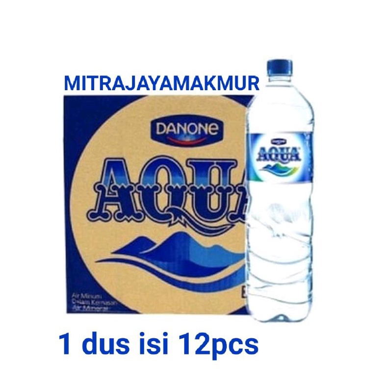 Jual Aqua Botol 1500ml Isi 12pc Shopee Indonesia 7541