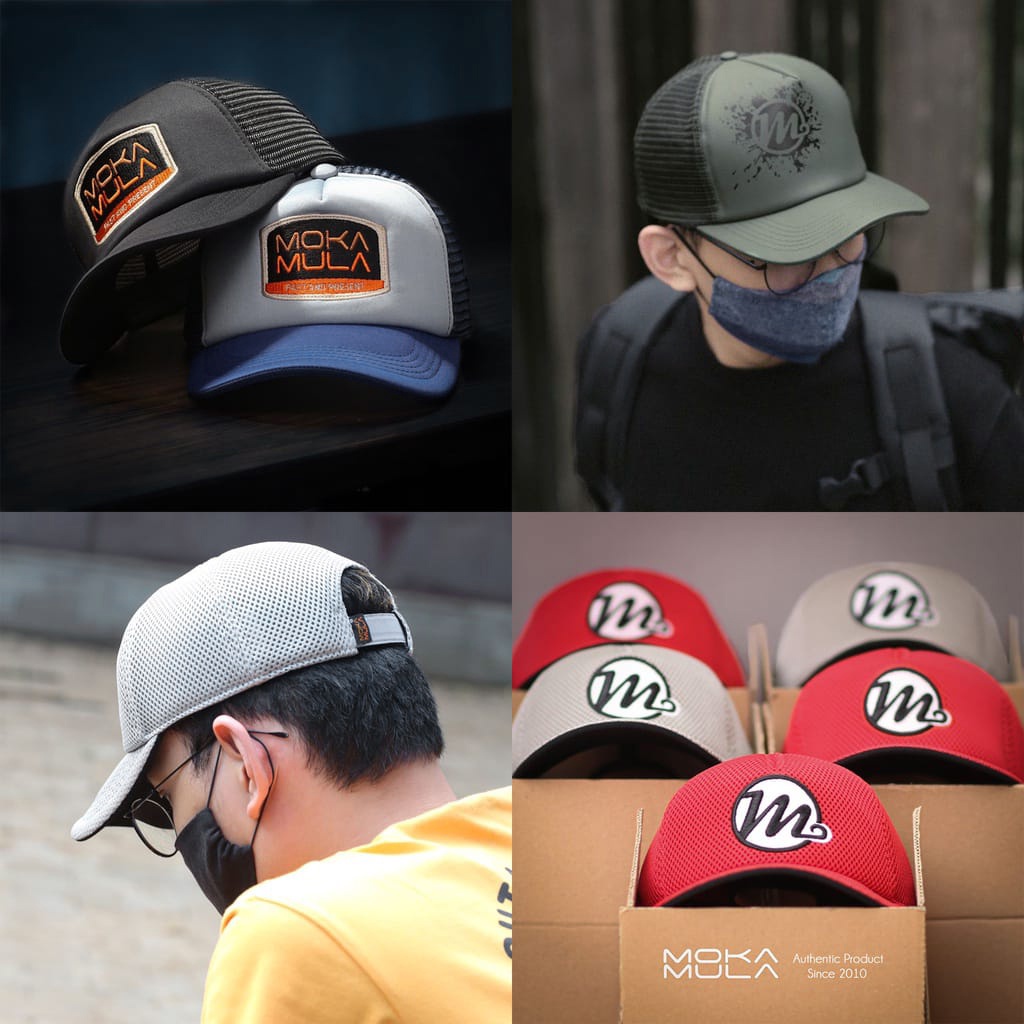 Topi Pria Distro Original Bahan Premium - Mokamula