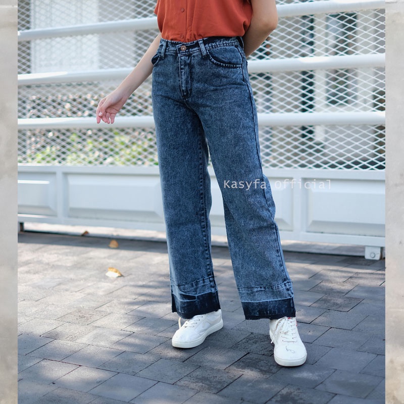 CULLOTE JEANS SNOW SCARLET