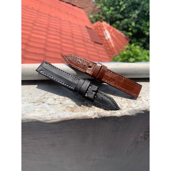 Strap Tali Jam Tangan Kulit Sapi Asli size 18MM