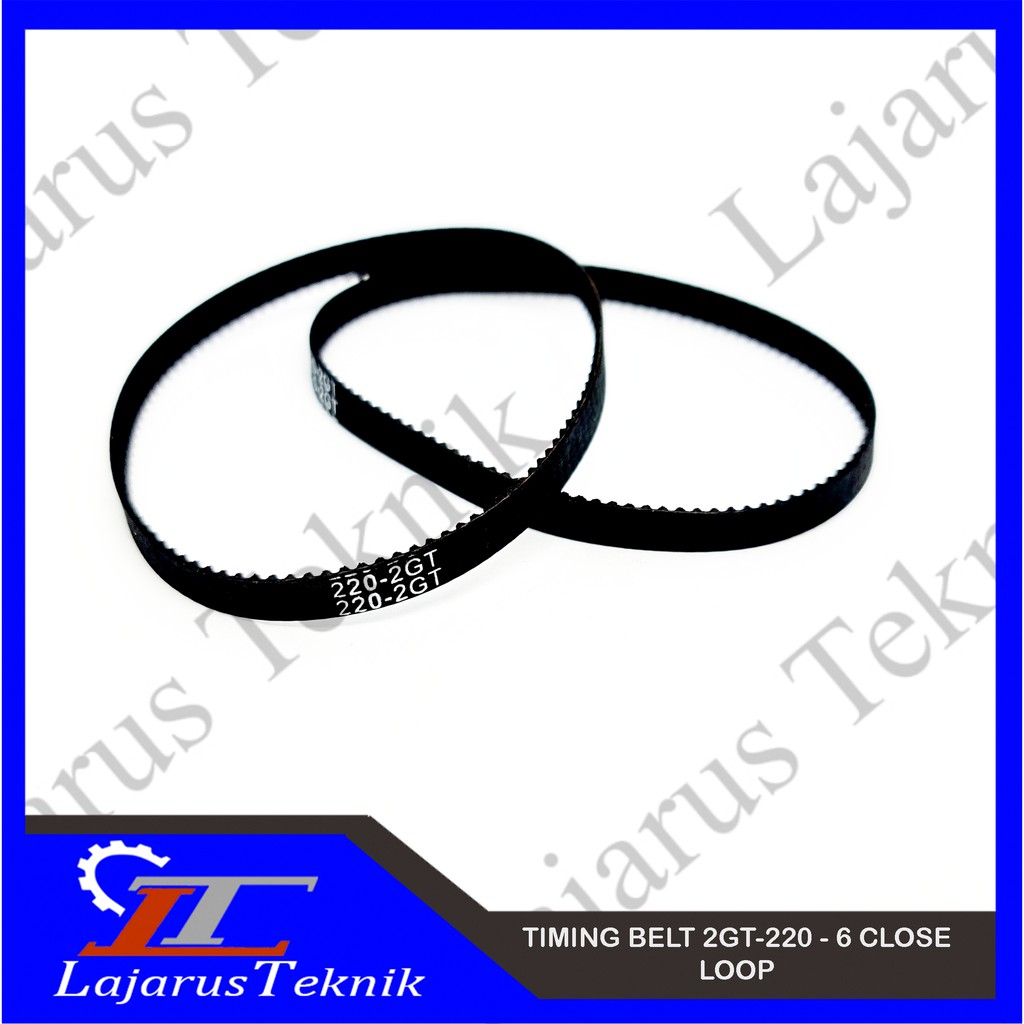 Timing Belt 2GT -220-6 Close Loop / GT2 - Length 220 - width 6mm