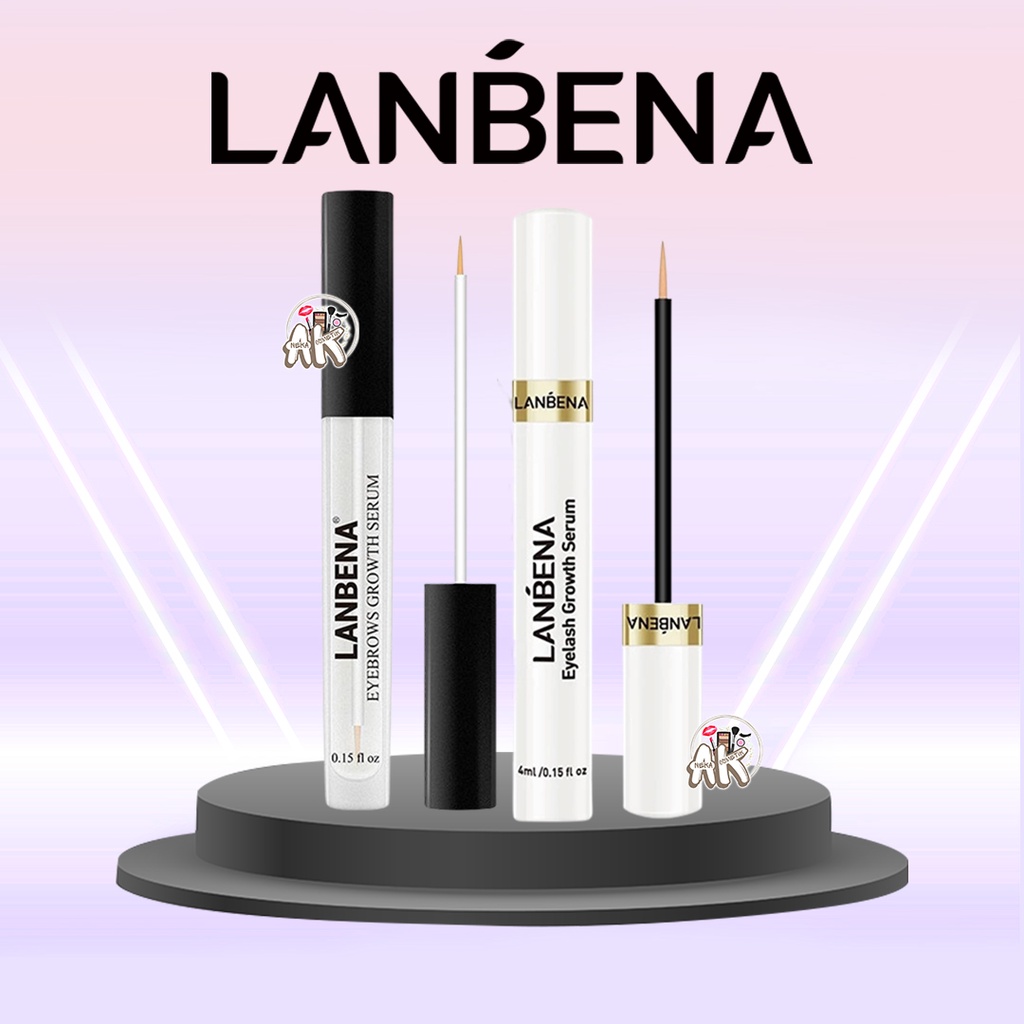 LANBENA SERUM EYELASH CARE / SERUM EYEBROW CARE  4ML (SERUM ALIS &amp; BULU MATA)