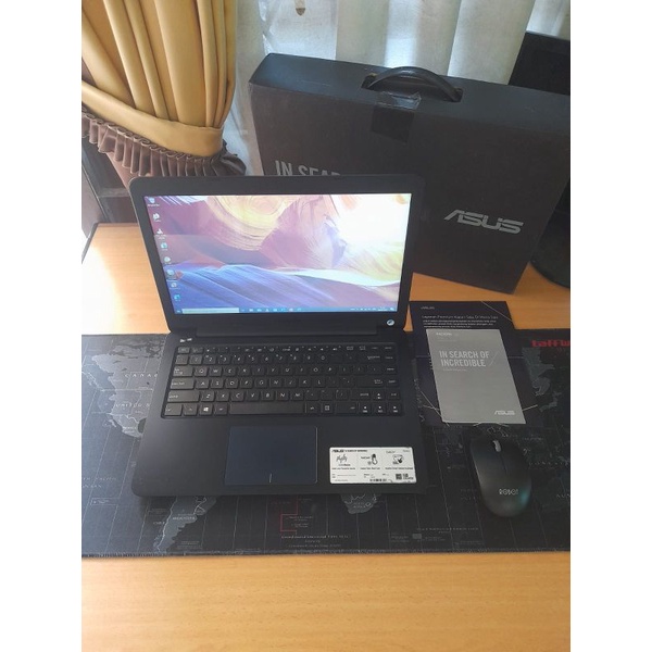 Laptop Second Garansi Resmi Asus E402Y Slim Garansi Oktober 2022 - Ram 4gb HDD 1000gb - Laptop Bekas Asus Laptop Seken Asus Berkualitas