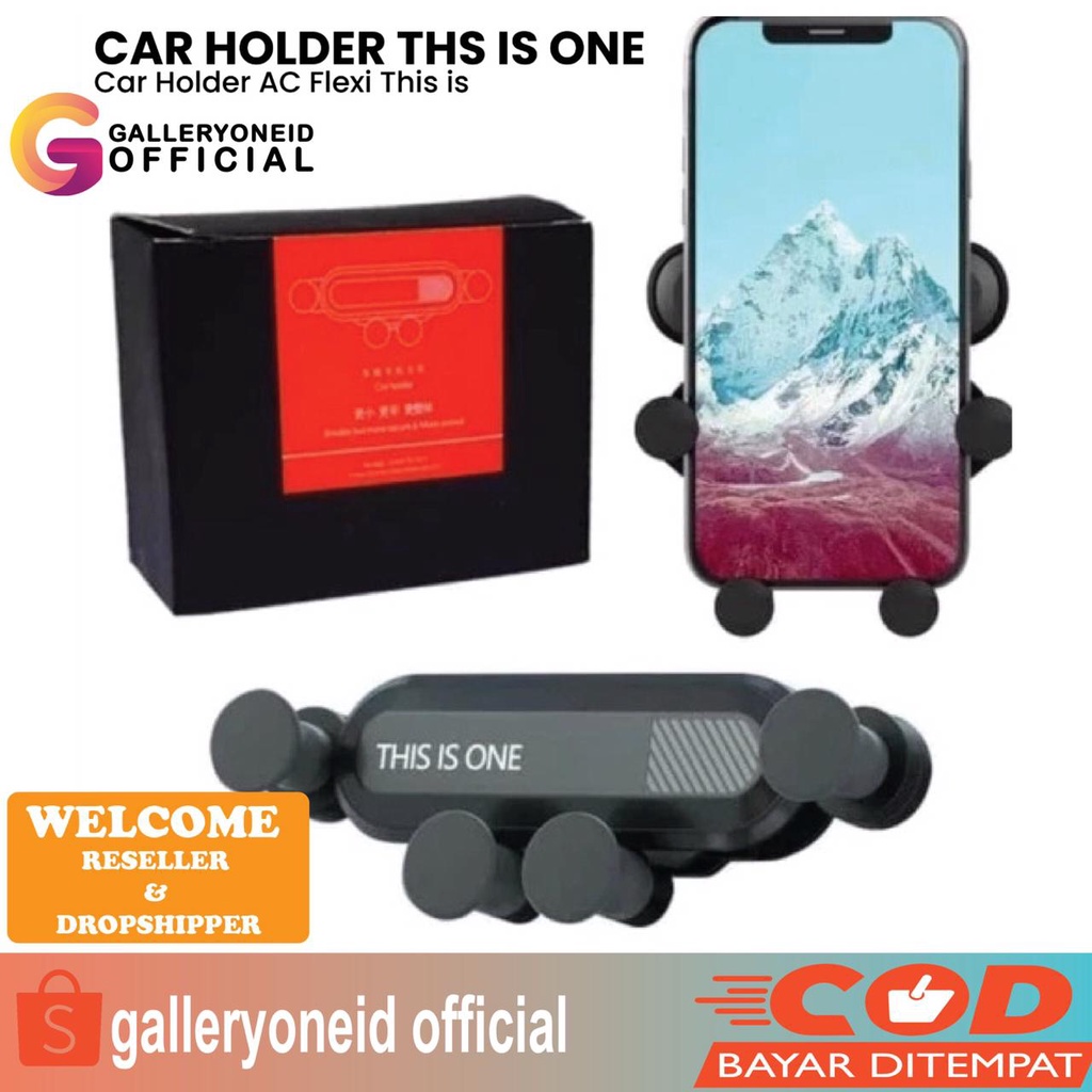 Car Holder Stand in Air Vent Ventilasi AC Mobil This Is One Dudukan Hp Aksesoris Handphone GALLERYONE gallery one