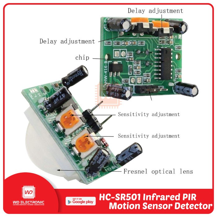 HC-SR501 HC SR501 PIR Motion Sensor Module