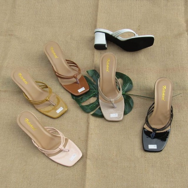 Sandal Wanita Hak Tahu Tali Jepit BG-03