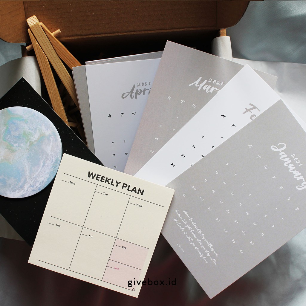 

CALENDAR 2021 by GIVEBOX ID | HADIAH / KADO ULANG TAHUN | GIFT SET | HAMPERS | GIFT BOX