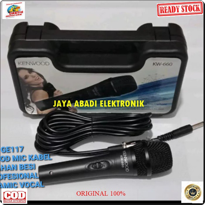 G117 Kenwood Microphone BESI cable mic kabel mik profesional pro mikrophone karaoke musik music audio sistem sound system vokal vocal panggung dj studio G117  BISA DIGUNAKAN KE SEGALA ALAT AUDIO  BAHAN BESI  TIDAK PAKE BATERAI LANGSUNG COLOK UDH BISA NYAL