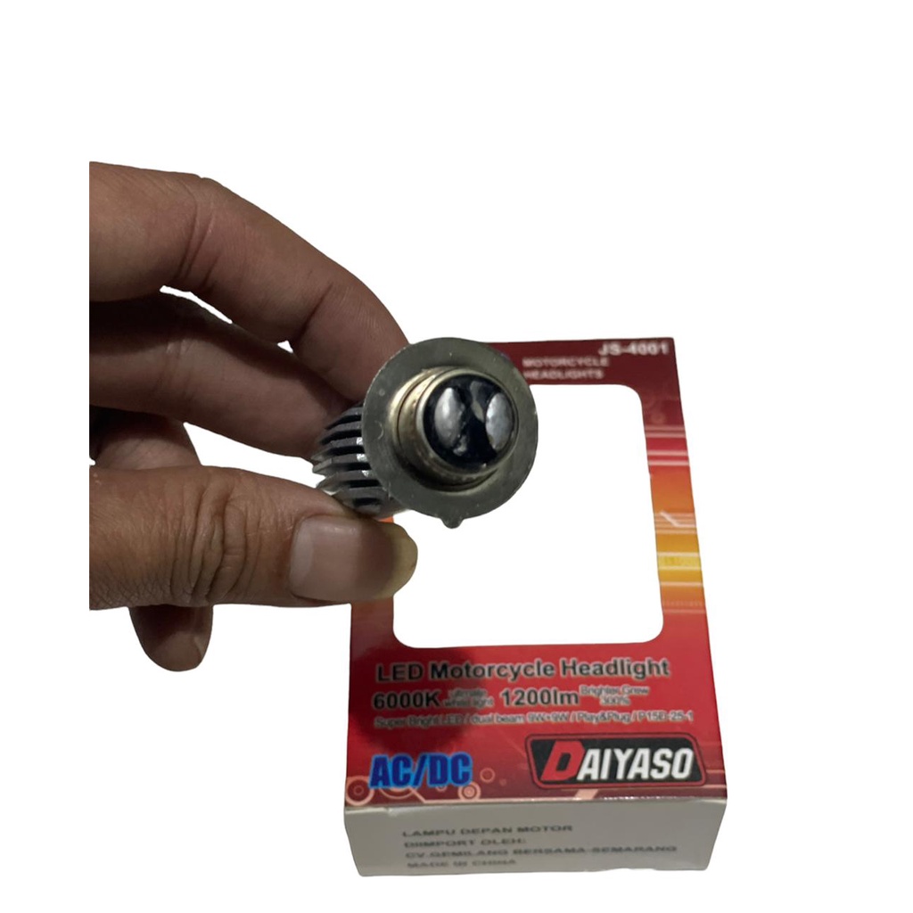 Bholam Depan Lampu Led Utama Depan 2 sisi AC/DC Motor Matic &amp; Bebek Universal