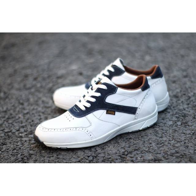 100% KULIT ASLI SNEAKERS PRIA KASUAL SPORTY CEVANY HIRO ORIGINAL FULL LEATHER KULIT