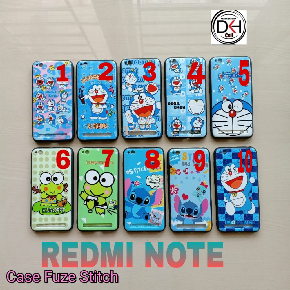 Case motif STITCH karakter REDMI NOTE 8 9 case casing