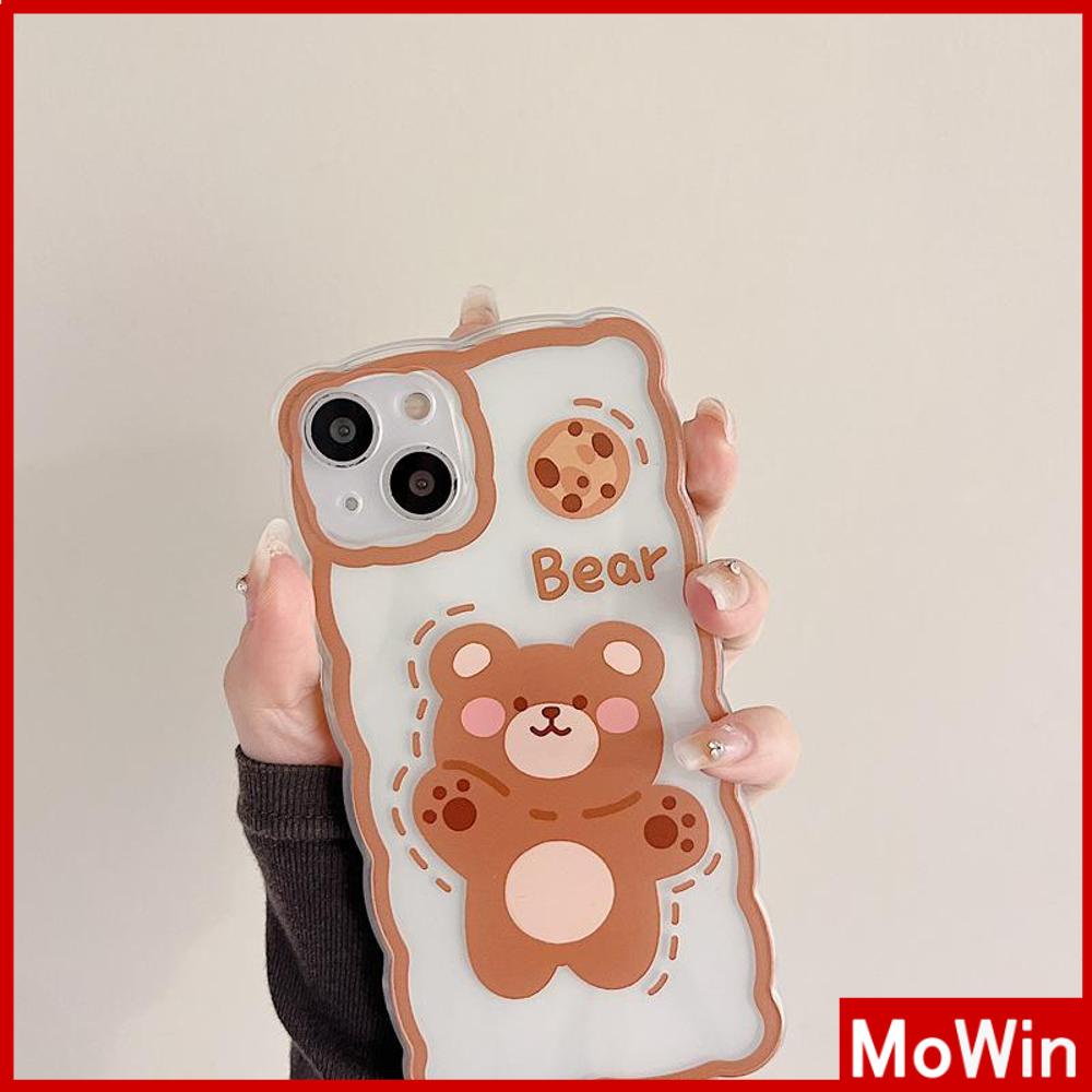 iPhone Case Silicone Soft Case Clear Case Airbag Shockproof Camera Cover Protection Bear Cute Compatible For iPhone 11 iPhone 13 Pro Max iPhone 12 Pro Max iPhone 7 Plus iPhone xr