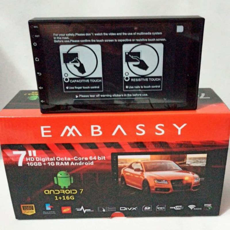 DOUBLEDIN ANDROID Double din EMBASSY 7 inch