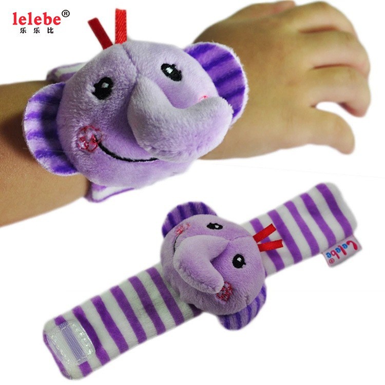 mainan bayi gelang rattle lelebe