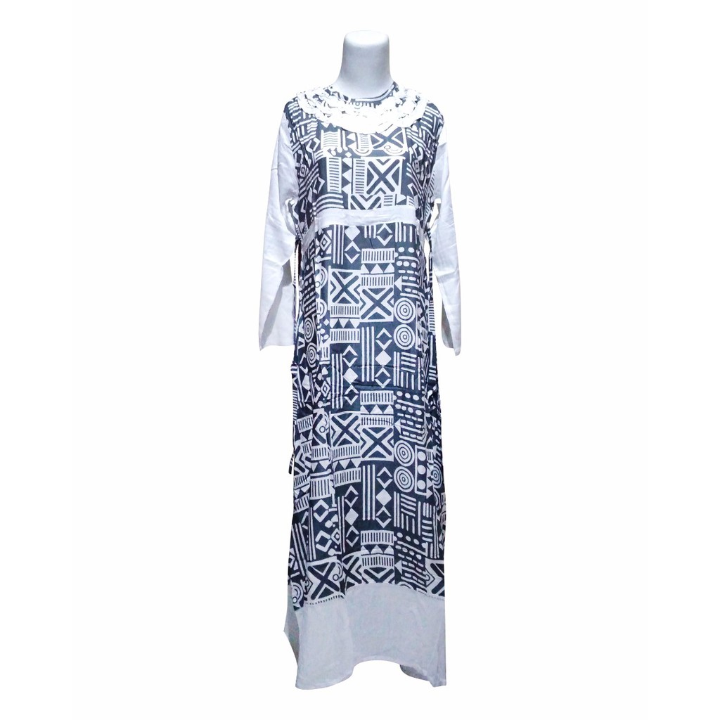 Gamis Etnic Print