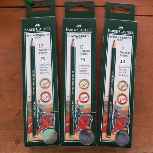 

(12 PCS) Pensil Faber Casteel 2B