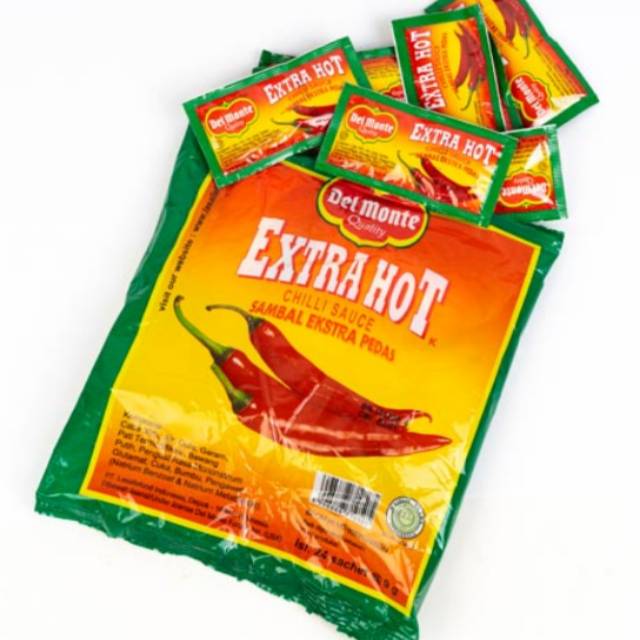 

Saus Sambal & Saus Tomat Delmonte 24 x 9 Gram