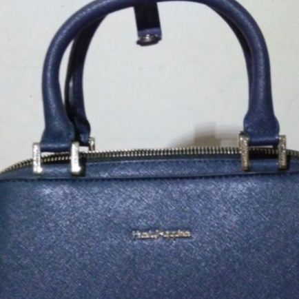 Tas Tangan  sale Tas Hush Puppies Hand Bag warna biru dongker