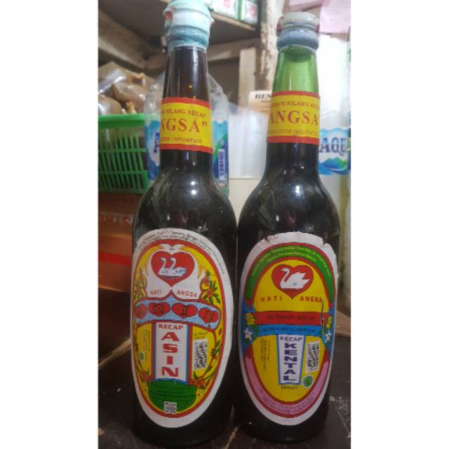 

Kecap Asin Cap Hati Angsa botol besar 600ml