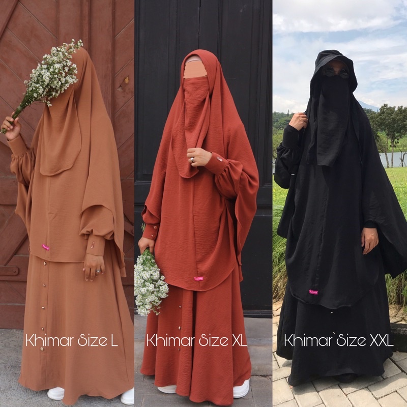 KHIMAR NUSAIBAH CRINKLE