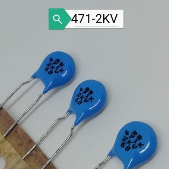 CAPACITOR CERAMIC 471-2KV BIRU