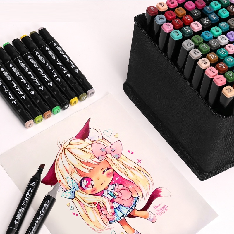 

48PCS SPIDOL TOUCH ART MAKER / GRAPHIC ART MAKER PEN COLOR / SPIDOL WARNA PEN-58
