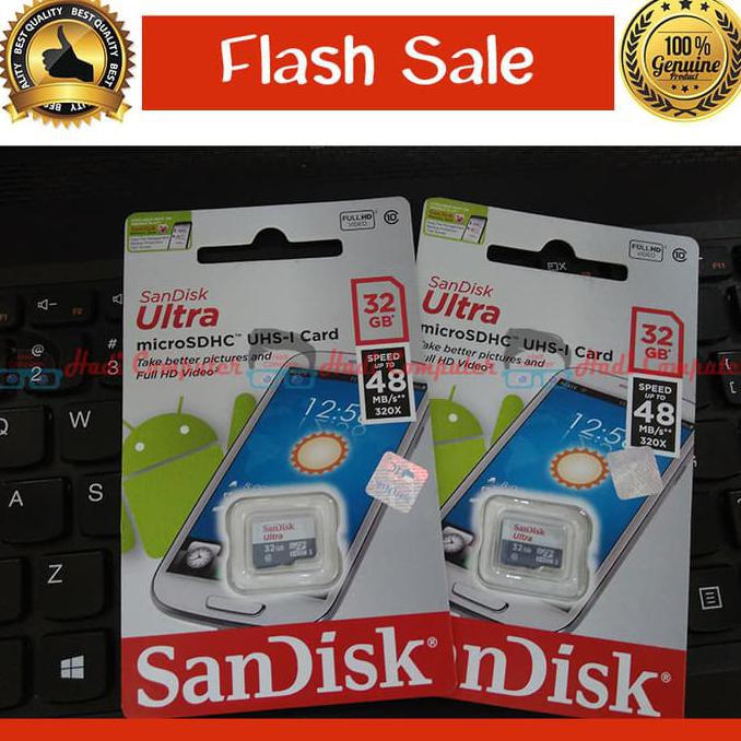 Glp78740G0 Memory Card 32 Gb Sandisk Ultra, Class 10 For Cctv Action Cam Hp Dll
