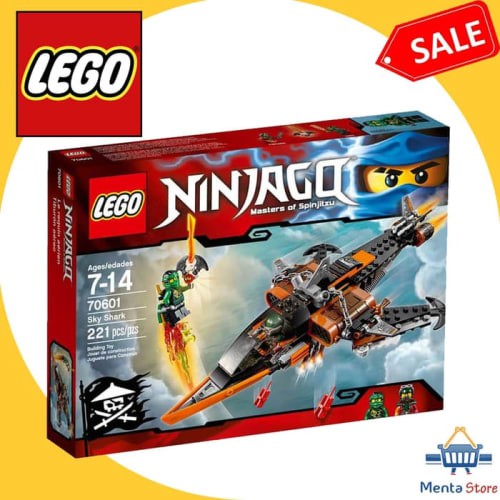 LEGO Ninjago # 70601 Sky Shark Bricks Ninja Lloyd Flintlockes Drone