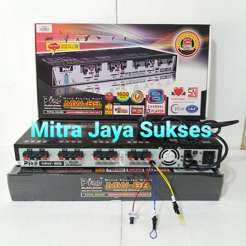 Paket Ampli Walet Piro MW 89 + Timer Piro untuk On Off Channel Suara Panggil