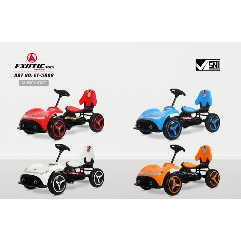 Mainan anak Gokart Gowes Exotic ET-5888