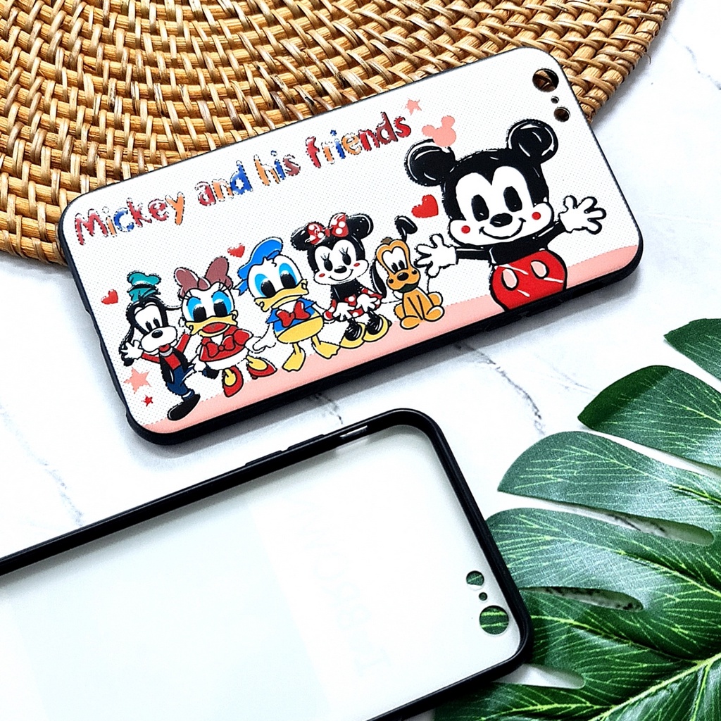 [ BUY 1 GET 1 FREE ] FDL - IPHONE 5 5G 5S 6 PLUS XS MAX XR | DISLINE Soft Hard Case Cartoon texture embos UV