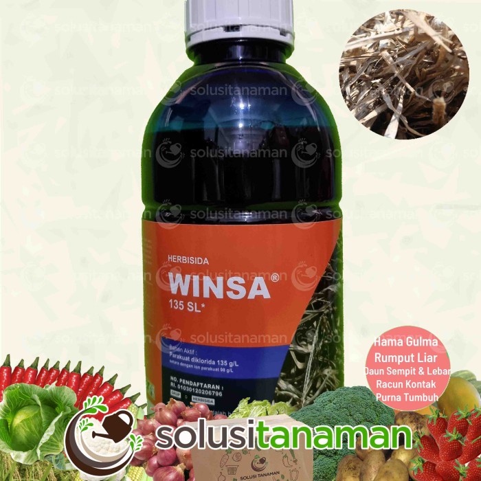 PROMO TERBATAS- Obat Hama Rumput Winsa @1Ltr Herbisida Pembasmi Hama Gulma Rumput Liar