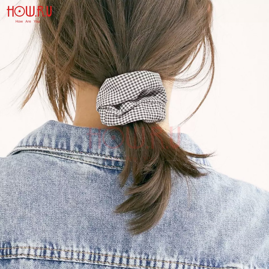 HOW.R.U | 48 Motif - Scrunchie Lucu  Untuk Ikat Rambut Cepol Hijab lucu