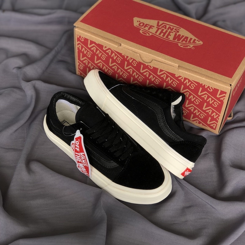 ( NEW BOX ) VANS OLD SKOOL MONO BLACK DOPE OG