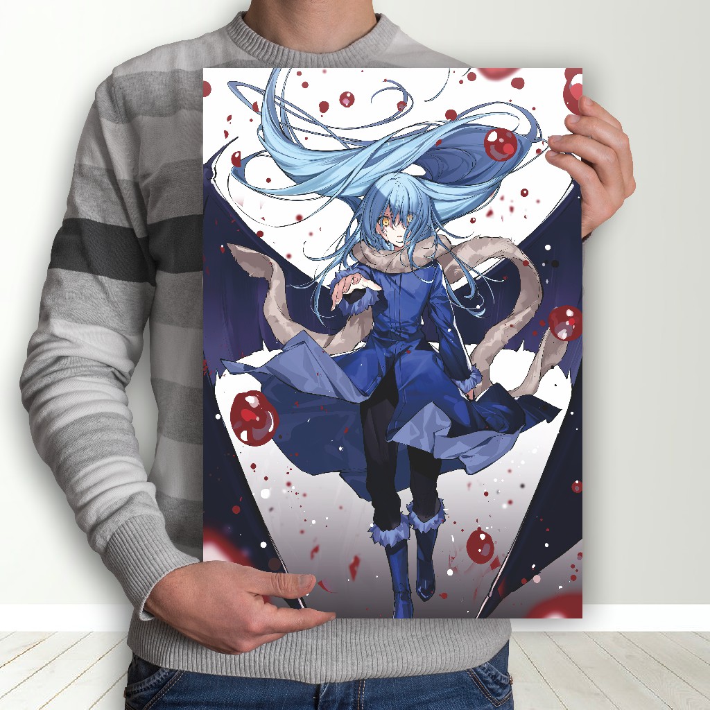 Poster Tensei Shitara Slime Datta Ken Tensura Size A3+ Anime Rimuru Shion Milim Benimaru Shuna-5