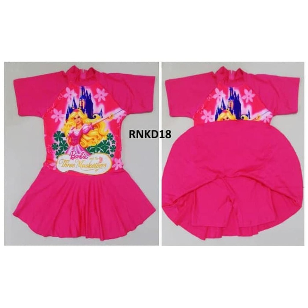 Baju Renang Anak Diving Barbie & 3 Musketeers