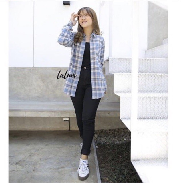 Kemeja Flanel Denim Tatum.id