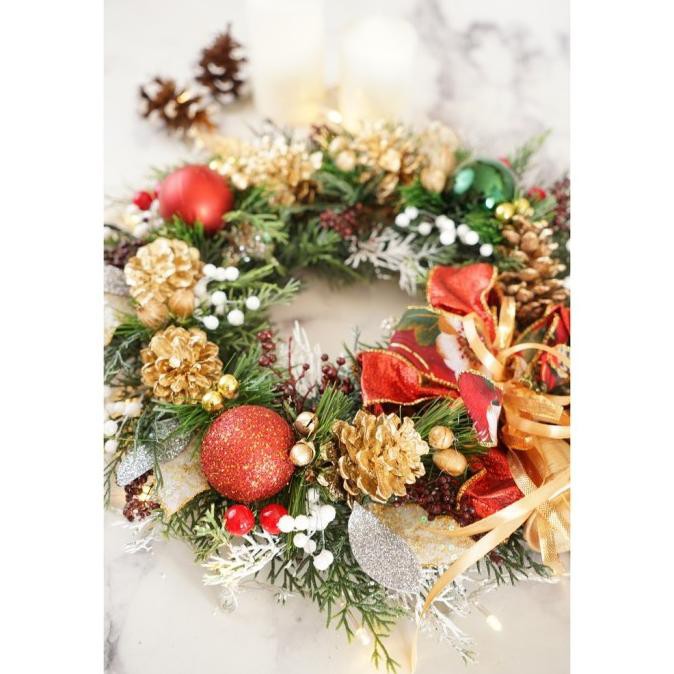 

Promo Hiasan Gantugan Pintu Christmas Lingkaran Natal Premium - Krans 9Xt2Tayye9