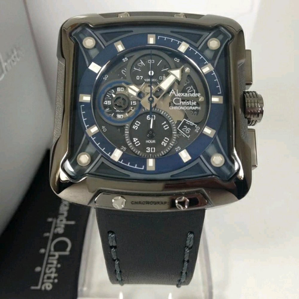 Jam Tangan Pria Alexandre Christie AC 3030  45x50mm xxkipr Original