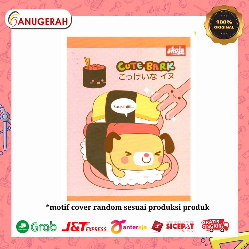 

BUKU TULIS SKOLA BY SIDU 58 LEMBAR (PACK/ISI 10 PCS)