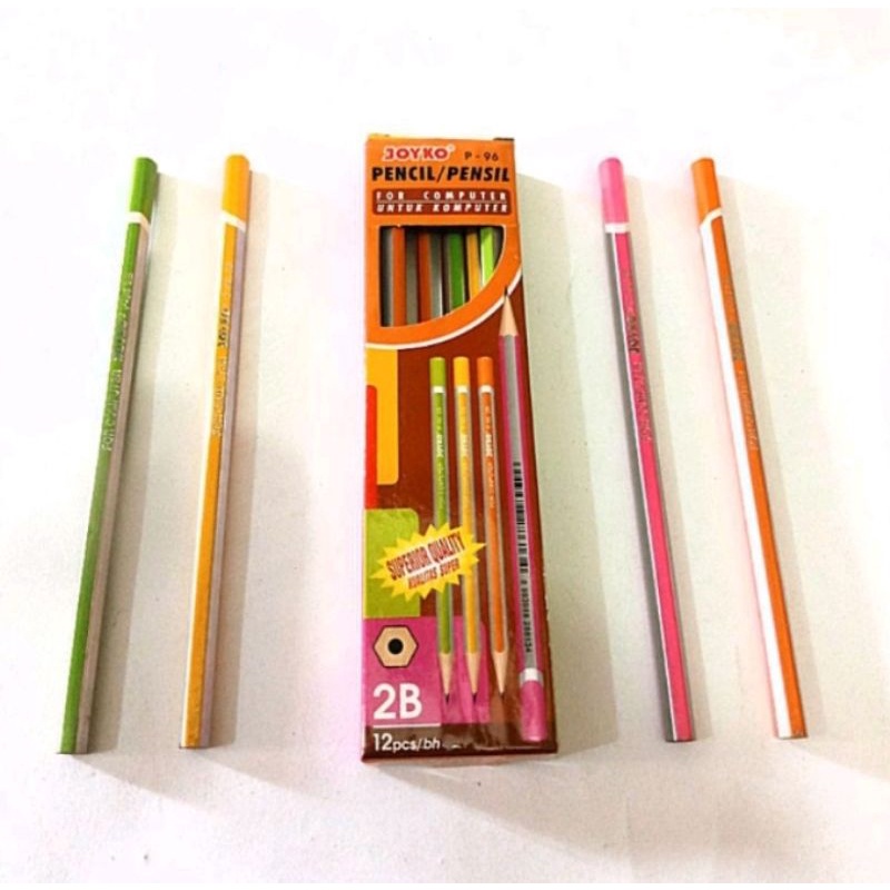 

Pensil / Pencil 2B Joyko P-96 Ecer (3pcs)