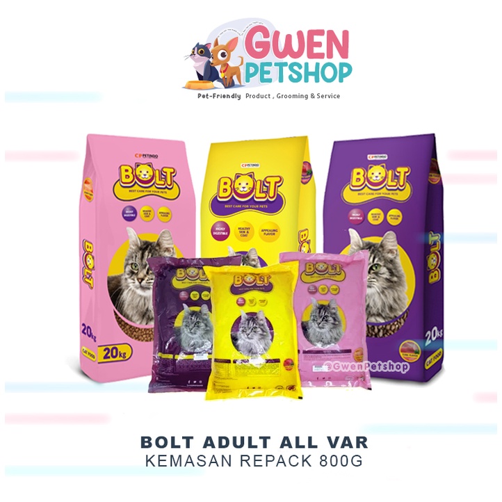 (BOLT REPACK) Makanan Kucing Bolt - Catfood Bolt Repack