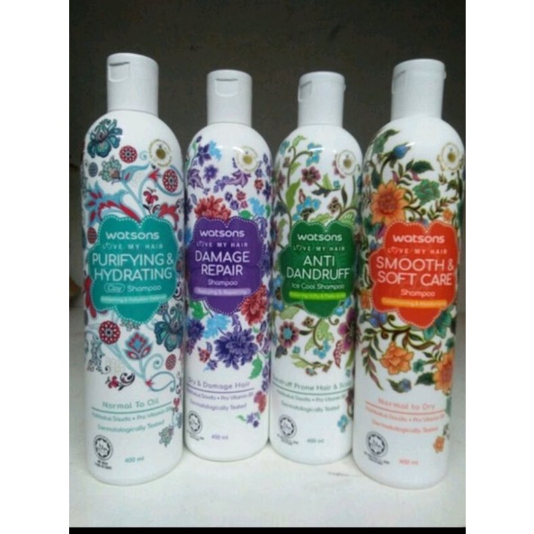 SHAMPOO WATSONS / WATSONS SHAMPOO SMOOTH AND SOFT CARE ANTI DANDRUFF / CONDITIONER HABBATUS SAUDA