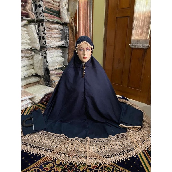 MUKENA AQEELA KATUN MIKRO RENDA MEWAH DEWASA
