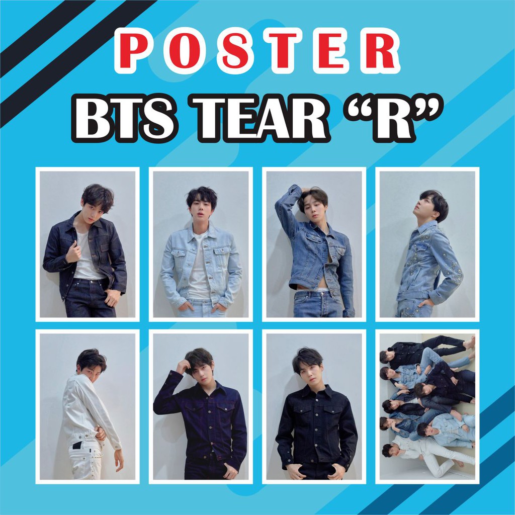 Poster BTS TEAR R - Jungkook V Jimin Jin Suga Rm Jhope