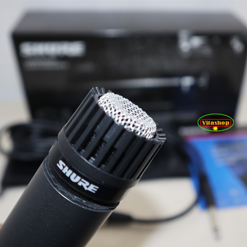 Microphone Shure SM-57 Mic Kendang Mik Instrument / Mikrofon Kabel