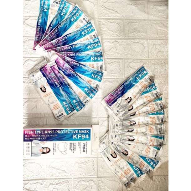 Masker Protective KF94 Korea Summit Person 4 Ply isi 20 pcs Emboss Original KF94 Face Mask