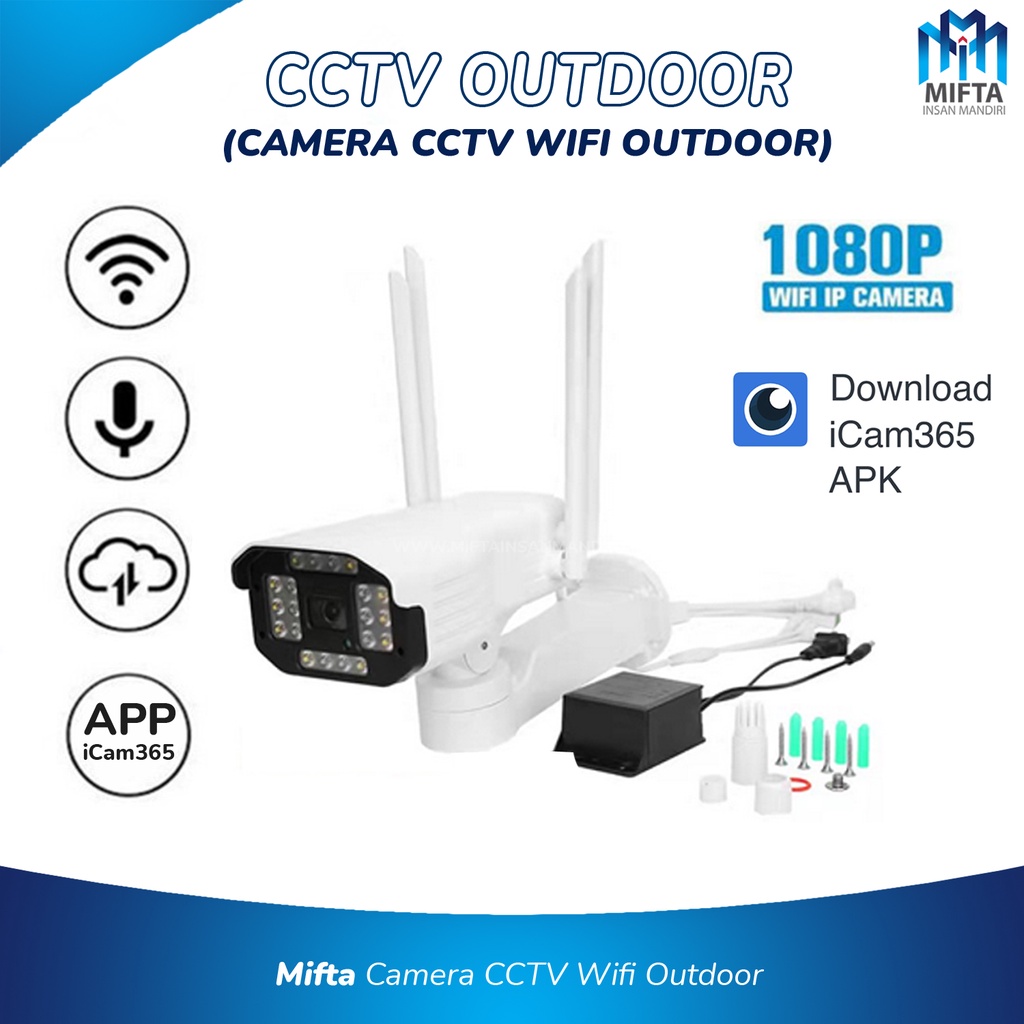 CCTV OUTDOOR / KAMERA CCTV / IP CAMERA CCTV WIFI OUTDOOR / CCTV WIFI