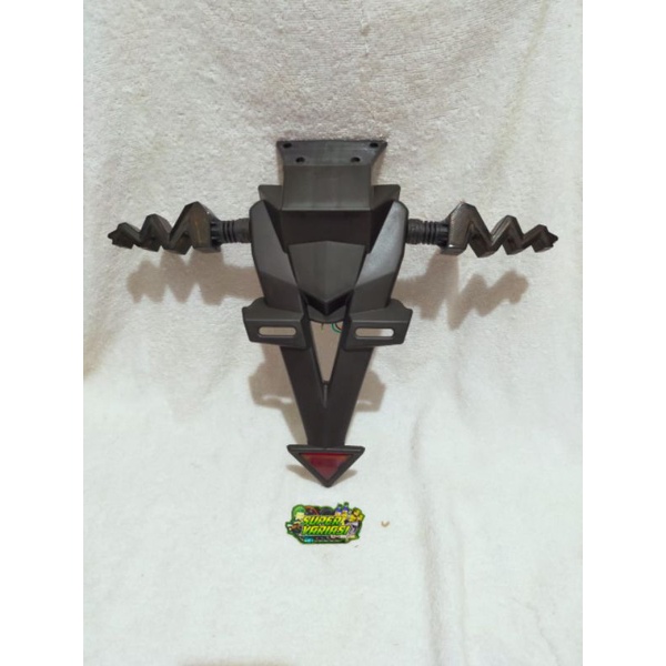 spakboard belakang ninja 250 karbu ninja 250 fi spakbor belakang ninja 250 + sein led running slebor